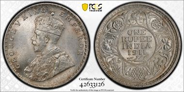 1911(C) Rupee SW-8.11 MS63