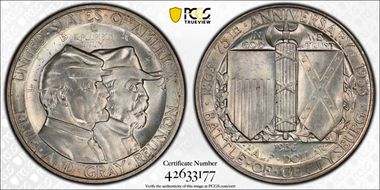 1936 50C Gettysburg MS67