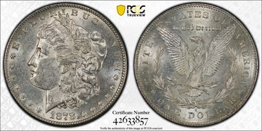1878-S $1 MS61