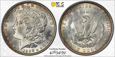 1886 $1 MS67