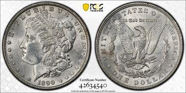1890 $1 MS61