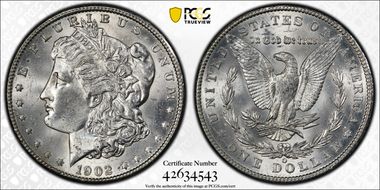 1902-O $1 MS62