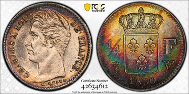 1830-W 1/4 Fr Gad-353 MS64