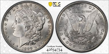 1899-O $1 MS64