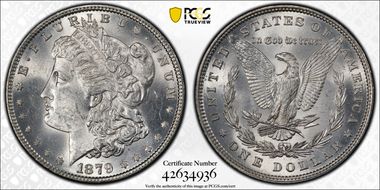 1879 $1 MS63