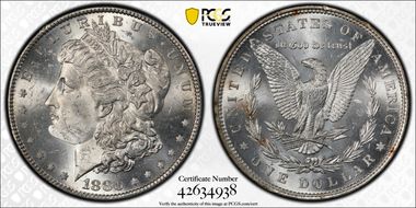 1880 $1 MS62
