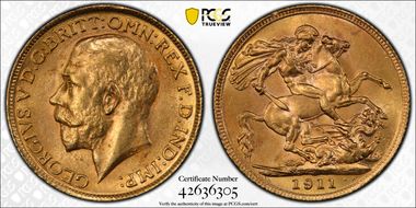 1911 Sov S-3996 MS63