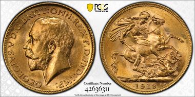 1913-M Sov S-3999 MS63