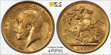 1917-M Sov S-3999 MS63