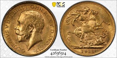 1918-M Sov S-3999 MS63