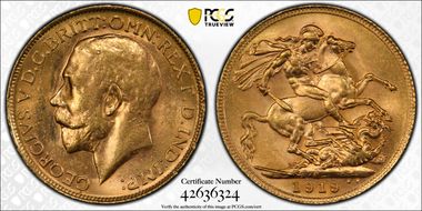 1919-P Sov S-4001 MS63