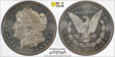 1885-O $1 MS63PL