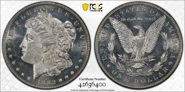 1882 $1 MS64PL