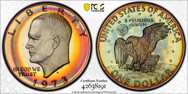 1973-S $1 Silver PR68CAM