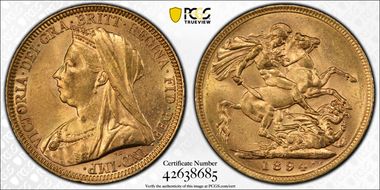 1894-M Sov S-3875 MS63