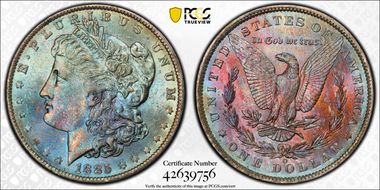 1885-O $1 MS64