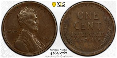 1909-S 1C Lincoln XF45BN