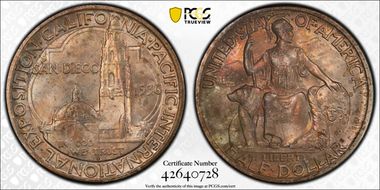 1936-D 50C San Diego MS65