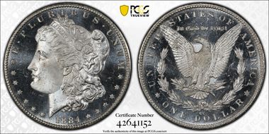 1884-CC $1 MS66DMPL
