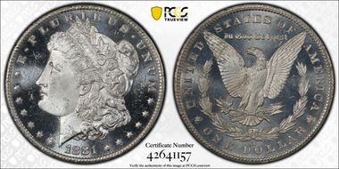 1881-CC $1 MS64DMPL