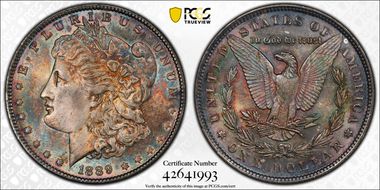 1889 $1 MS66+