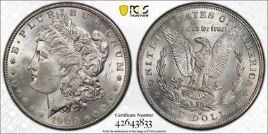 1900-O/CC $1 MS65+