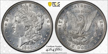 1880/79-O $1 AU58