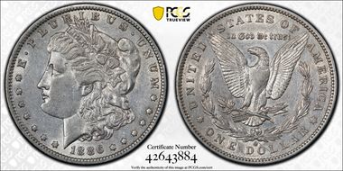 1886-O $1 XF45