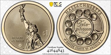 2020-S $1 American Innovation MA Rev PR Telephone PR70