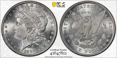 1880-O $1 MS64+