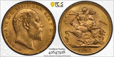 1907 Sov S-3969 MS62