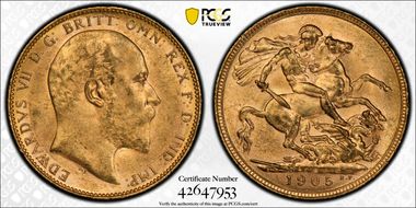 1905-P Sov S-3972 MS62