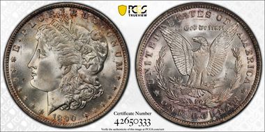 1890-O $1 MS66