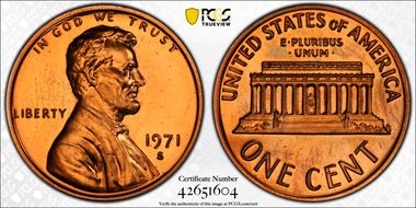 1971-S 1C PR66RD