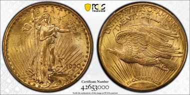 1920 $20 MS63