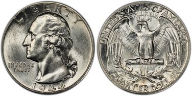 1944-D 25C DDO FS-101 MS62