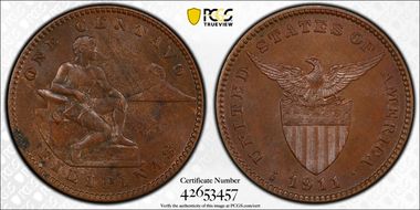 1911-S 1C KM-163 MS63BN