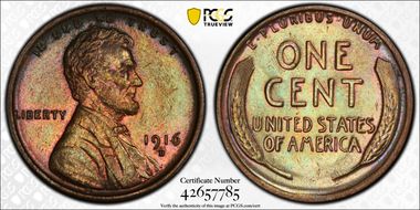 1916-D 1C MS63BN