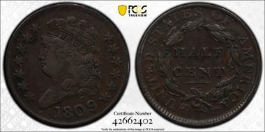 1809/6 1/2C 9 over Inverted 9 N1BN