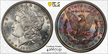1896 $1 MS66