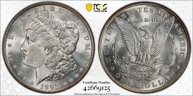 1892 $1 MS64