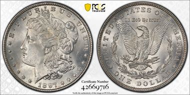 1897 $1 MS65
