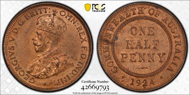 1924 1/2D MS65RB