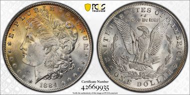 1884 $1 MS64