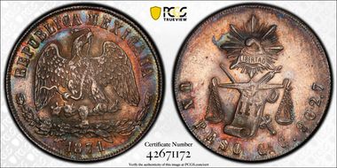 1871-Ga C Peso KM-408.3 MS62