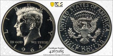 1964 50C Accented Hair PR65