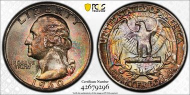 1960 25C MS67