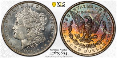 1883-O $1 MS64