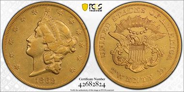 1862 $20 N1