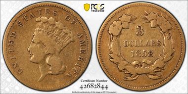 1858 $3 F12